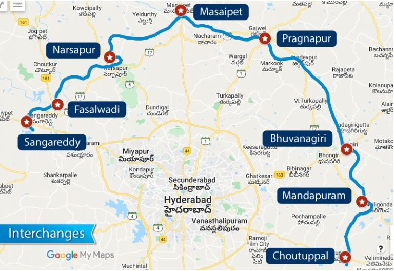 All About Regional Ring Road Hyderabad 2022